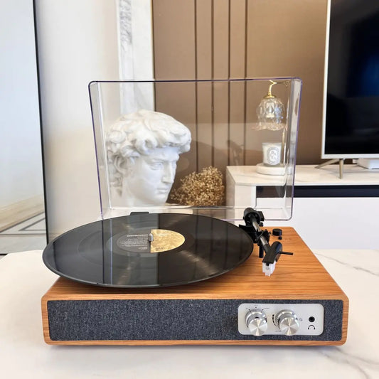 Vintage Bluetooth Record Player Speaker Home Decor Gift